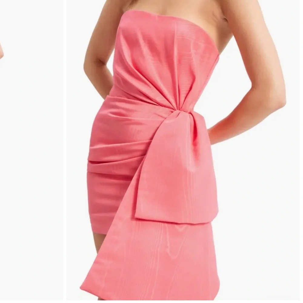 Bardot Alanis Strapless Coral Dress NWT - Picture 3 of 3